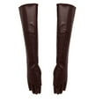 thumbnail image 2 of Eosunjian Gloves Full Finger Windproof Faux Leather Long Arm Gloves for Shopping, 2 of 13