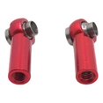 thumbnail image 2 of 2pcs Tie Rod End Component Link Joint Universal RC Car Positive Reverse Thread Ball Head Holder Upgrading Accessory Replace Part Red, 2 of 7