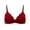 Wine#25, variant on Women's Lace Bralettes Triangle Wireless Bras with Adjustable Straps V Neck Soft Unpadded Scalloped bras Black 808590CD