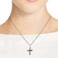 thumbnail image 7 of Endless Faith Infinity Cross with Abalone Shell Inlay Sterling Silver Necklace, 7 of 7