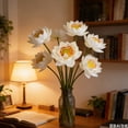 thumbnail image 6 of MMJ Artificial Flowers Lotus Single Stem 27.95x5.11in Fake Lotus for Pond Vase Table Decor Display, 6 of 6