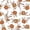White2, variant on Fall Pumpkin Pine Floral Shower Curtain,Polyester Waterproof Bathroom Decor Set With Hooks,72 W x72 H Inch