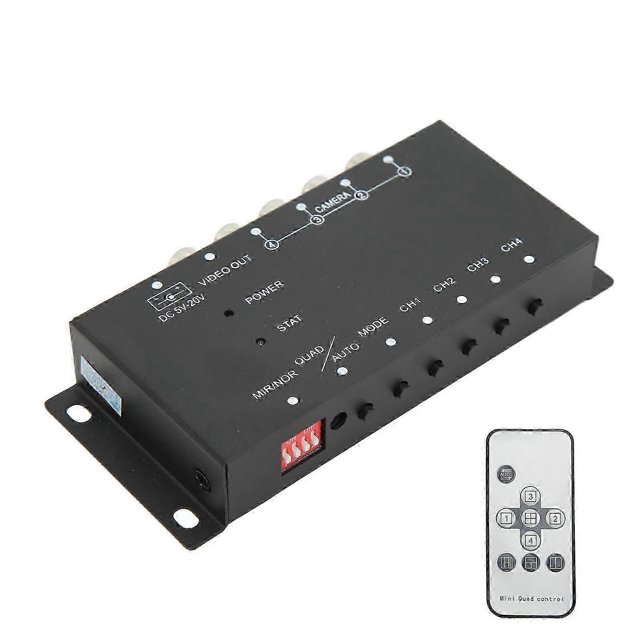 Mobile Digital Video Splitter 4 Channel Mini Video Splitter 720p For Buses Tank Trucks Boats Yachts