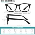 thumbnail image 2 of LAICAIW Blue Light Glasses for Women /Men Computer Blue Light Glasses, 2 of 6