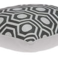 thumbnail image 3 of 20" X 7" X 20" Cool Gray And White Pillow Cover With Poly Insert, 3 of 5