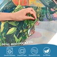 thumbnail image 4 of Yayeee Kitchen Valance Rod Pocket 54" x 18" Living Room Window Curtain, Art Goldfish Bowl, 4 of 6