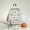 💖 White_Hot#2, variant on Halloween Spooky Ghost Pattern Laptop Backpack, 14 inch Large Capacity, Water Resistant Lightweight Travel School Notebook Backpack