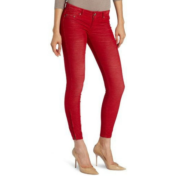 Stitch's Women's Zip Crop Signature Cord Jean, Lipki, 25