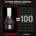 thumbnail image 5 of For Nissan Pathfinder 2005-2009 2010 2011 2012 LED Headlight Bulbs 9007 High and Low Beam 2pcs, 5 of 11