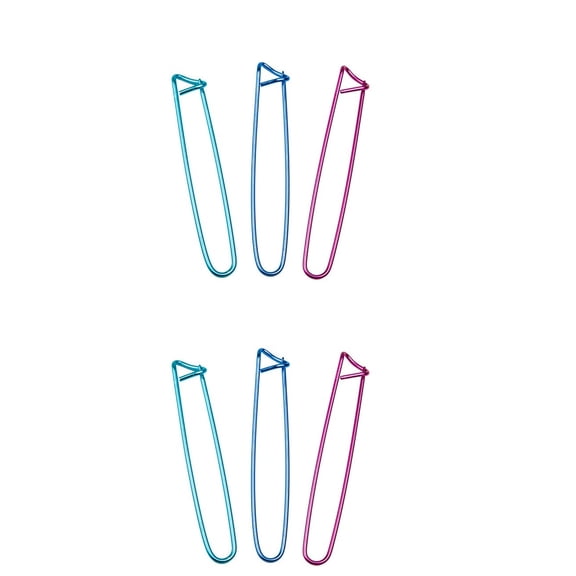 Crochet Safety Pins Stitch Holders Accessories Aluminum Alloy Needle Seat 20 Pcs