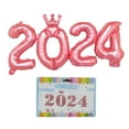thumbnail image 3 of Lubelski 2024 Number Balloon Decoration Bright Color Anti-explosion Inflatable Widely Used Number Balloon New Year Party Ornament, 3 of 8