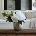 thumbnail image 2 of Nearly Natural A2129 16 in. Artificial Peony Dahlia Arrangement white Vase, White, 2 of 4