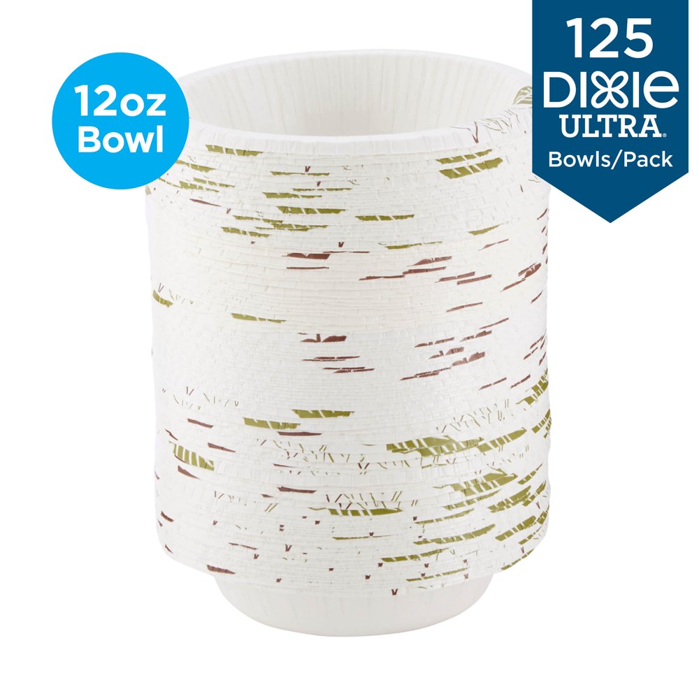 Dixie® Ultra HeavyWeight 12 oz. Paper Bowl, SXB12WS, Case Pack of 125