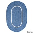 thumbnail image 3 of Colonial Mills Haven Braided Reversible Oval Rug Sand 8' x 10' Oval 8' x 10' Blue, 3 of 5