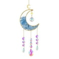 thumbnail image 2 of Clearance! Natural Crushed Stone Amethyst Powder Quicksand Moon Garden Decoration Light Collection Pendant, 2 of 3