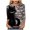 Grey_1, variant on Godom Halloween Shirts Women Ghost Graphic Tees 3/4 Sleeve Fall Pumpkin T-Shirt Tops