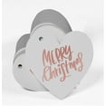thumbnail image 3 of Inkdotpot Real Rose Gold Foil Merry Christmas Tag Favor Hang Paper Tag 50 Pieces, 3 of 8