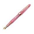 thumbnail image 1 of Pluma estilográfica de pistón, pluma de llenado de pistón Ef0.5mm, escritura, regalo, acrílico, mini bolsillo rosa, 1 of 9
