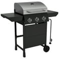 Nexgrill 3 Burner Propane Gas Grill with Stainless Steel BBQ Side