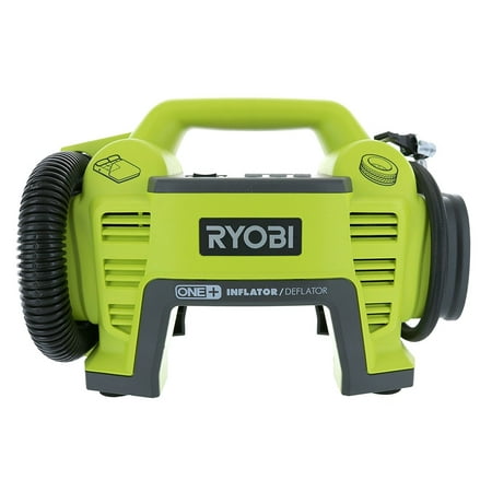 Ryobi Air Compressor Accessories Ryobi P731 One+ 18v Dual Function Power Inflator/Deflator Cordless Air Compressor Kit w/ Adapters ()