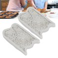 thumbnail image 4 of Silicone Flower Dies, Rose Flower Template Multifunctional 2 Pack Fine Workmanship  for DIY Chocolate Candy Cake, 4 of 7