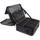 thumbnail image 1 of Bolsa de maquillaje, Estuche de maquillaje grande Organizadores de maquillaje Bolsa de maquillaje de viaje, Portaescobillas con ranuras para cepillos Divisor ajustable Material impermeable, 1 of 8