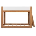 thumbnail image 6 of Twin-Over-Twin Low-Profile Bunk Bed with Guardrails, Wooden Kids Bed with Reversible Ladder, Accent Two-Tone Bed Frame, 6 of 11