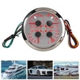 thumbnail image 1 of Fuel  Gauge 4in1 85mm Guage Multifunction Fuel  Oil Pressure Water Temp Volt Meter DC 9-32V For Car RV Boat Motorcycle, 1 of 8
