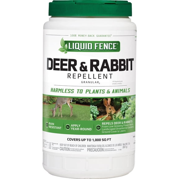 Liquid Fence Deer & Rabbit Repellent Granular, 2-Pound, 6-Pack