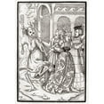 thumbnail image 2 of Posterazzi DPI1861721LARGE Death Comes for the Queen Woodcut by Georg Scharffenberg After Hans Holbein the Younger From Der Todten Tanz or the Danc Poster Print, 24 x 34, 2 of 4