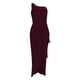 thumbnail image 3 of Vestidos de novia Prolriy para mujer, vestidos largos con lentejuelas, plisados, con abertura en la cintura y un hombro descubierto, 2024, vestidos de mujer rojos, talla XXL, 3 of 5