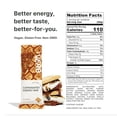 thumbnail image 2 of Verb Energy - Barras energéticas con cafeína S'mores 110 calorías bajas en azúcar - Barras nutricionales - Snacks veganos - Barras de desayuno sin gluten con té verde orgánico, 26 g (paquete de 16), 2 of 5