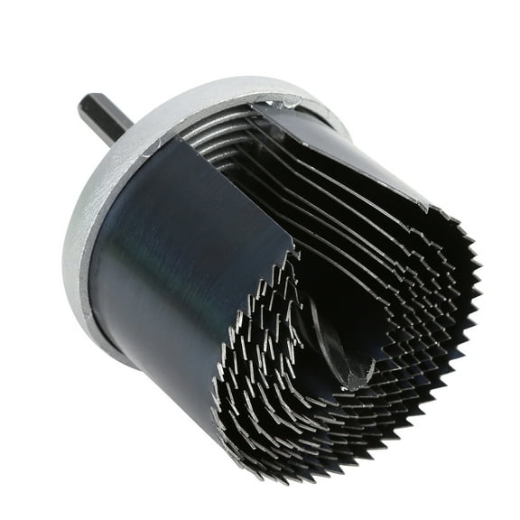 GreatNeck 7-in-1 Steel Hole Saw, 1.75 inch Deep Blades, 0.25 inch Arbor