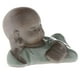 thumbnail image 1 of Estatuil De Monjes, Adornos Decorativos De Monjes De Cerámica, Decoración De Estante De Escritorio Para Mascotas De Té, Arte De Colección perfecl Figura monje pequeña de cerámica, 1 of 8