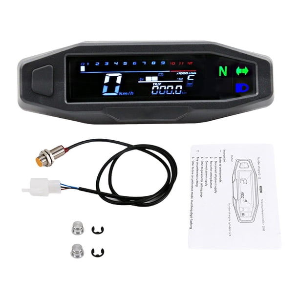 Temperatura del agua de la motocicleta universal 12000 RPM 199 km/h sensor