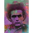 thumbnail image 4 of Stephen Chambers 19x24 Gold Ornate Wood Framed With Double Matting Wall Art Titled - James Dean Circles, 4 of 6