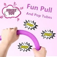 thumbnail image 2 of Mediano 12 piezas Pop Tube Autismo Juguete sensorial Favores de fiesta para niños Juguetes para niños pequeños Estirar y doblar TDAH Ansiedad Alivio del estrés Juguetes para niños Favores de fiesta JAMW Sencillez, 2 of 5