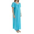 thumbnail image 1 of Women's Shadowline 32280 Petals 53 Inch Gown (Turquoise M), 1 of 4