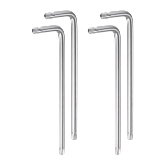 Uxcell 4pack Torx Hex Key Wrench T40 High Carbon Steel Star Hex Wrench