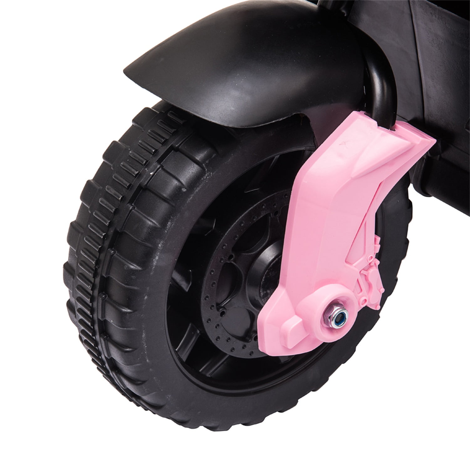 CIPACHO Kids 6V Ride On Motorcycle with Working Headlights, 1.5mph Top Speed, Training Wheels, Realistic Sounds, Music, Pink