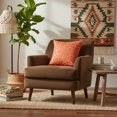 thumbnail image 6 of Michael Amini Explorer Spot 22" Square Throw Pillow in Fire Orange in Set of 2, 6 of 10
