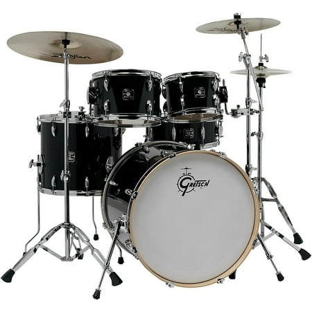 Gretsch Drums Energy VB 5-Piece Drum Set with Zildjian Cymbals Black