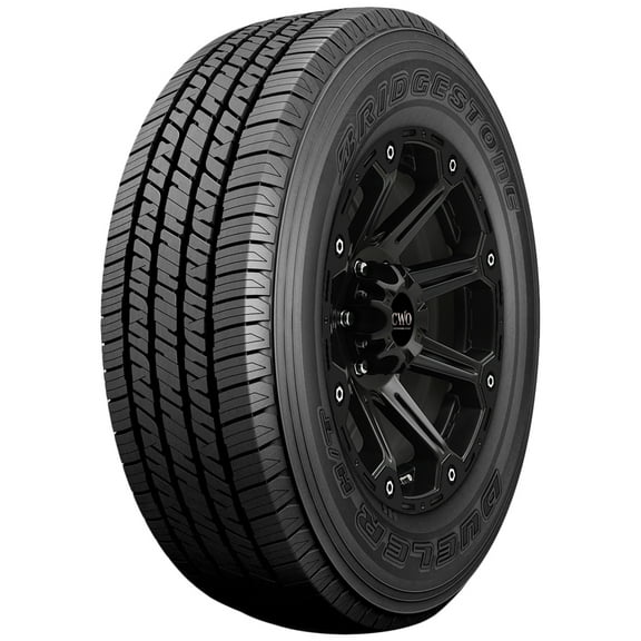 LT235/80R17 Bridgestone Dueler H/T 685 120/117R LRE Black Wall Tire