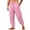 05# Pink, variant on Mens Sweatpants Loose Fit Joggers Tapered Leg Lounge Pants Drawstring Waist Cotton Sweat Pants with Pockets Red S