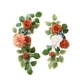 thumbnail image 4 of 2 piezas de flores de arco de boda Strade Fareast Limited guirnalda decoraciones rústicas 45 cm x 25 cm 40 cm x 20 cm, 4 of 8