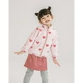 thumbnail image 4 of Toddler Girls Thin Fleece Jacket Cartoon Spring Baby Girls Boys Coats for Kids Pink 2T, 4 of 9