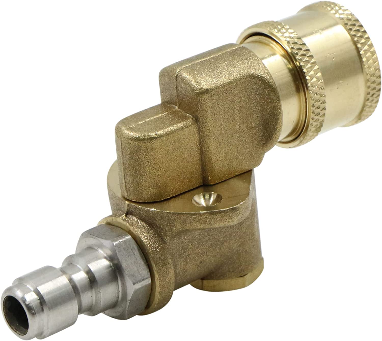 Hochdruckreiniger-Verlängerung, Quick Connect, 90°/120° Winkel, Metall, Für Dachrinnenreinigung, 140 Mm