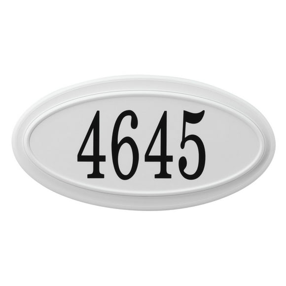 PRO-DF Oval Classic Address Plaque