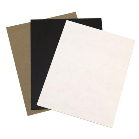 Grafix Chipboard Classroom Pack, 8-1/2 x 11 inches, Assorted Colors, 48