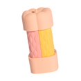 thumbnail image 3 of 4 botellas de viaje 1, recipientes de loción vacíos para acondicionador en crema Rosa, 3 of 8